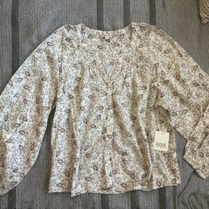 a.n.a Western/Paisley Style Blouse
